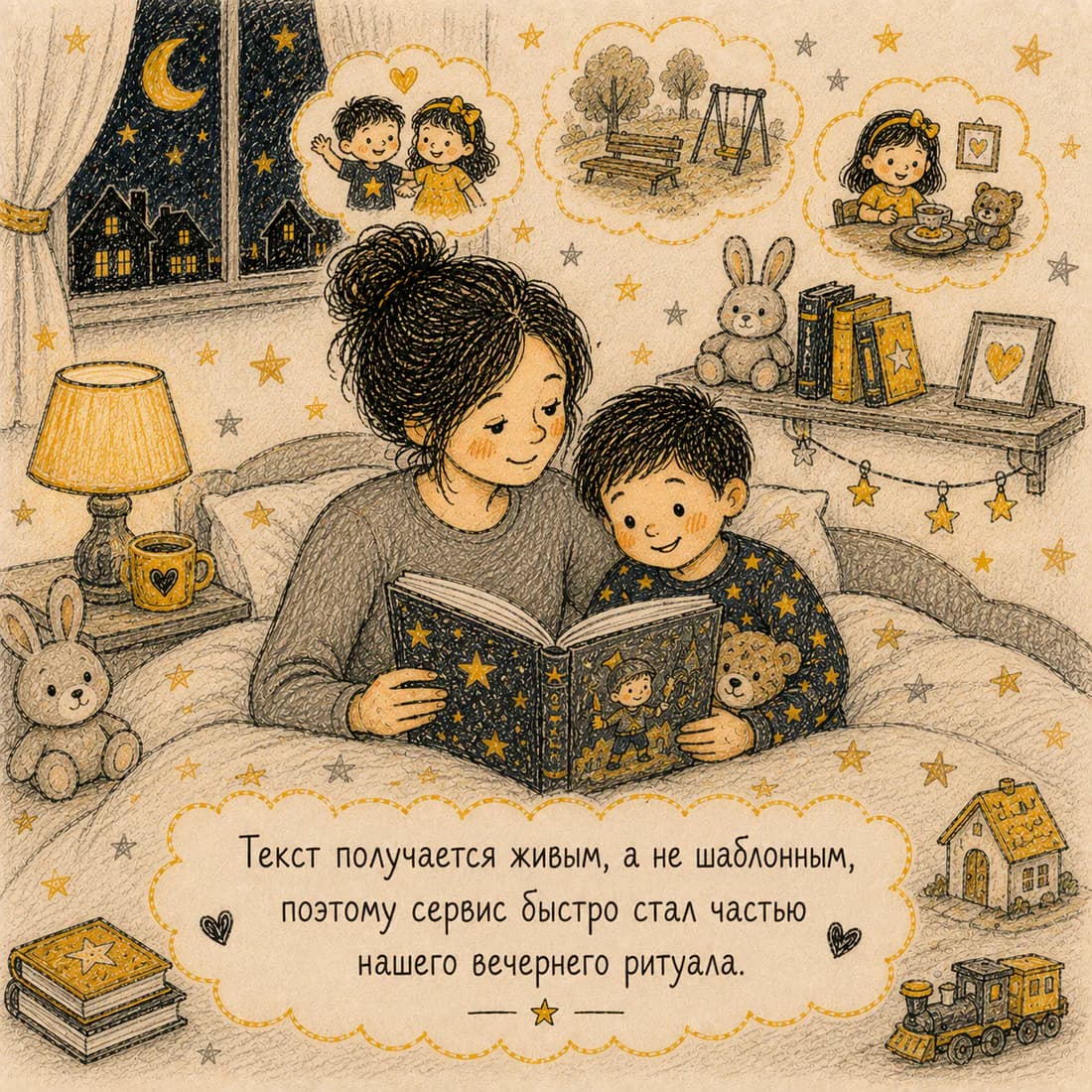 Отзыв о живых текстах и вечернем ритуале